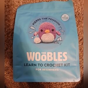 The Woobles Crochet Kit - Pierre the Penguin Brand New